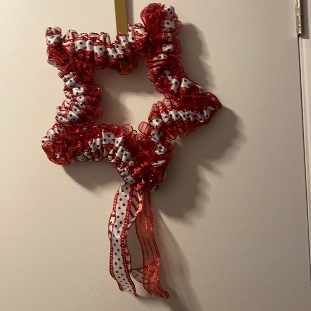 Patriotic STAR wreath